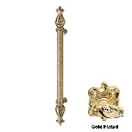Arte Door Pull Handle - Gold Plated Fin