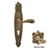 Arte Door Lever handle on Plate - Frenc