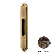 BETA Flush Handle - Aged Brass Finish