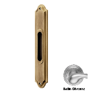 BETA Flush Handle - Chrome Satin Finish