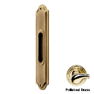 BETA Flush Handle - Polished Brass Fini