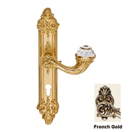 Brilliant Crystal Mortise Handle on Pla