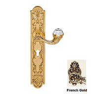 Brilliant Crystal Mortise Handle on Pla