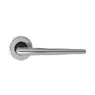 Brixia Mortise Handle on Rose - Chrome 