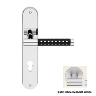 Cavity Mortise Handle on Plate - Satin 