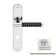 Cavity Mortise Handle on Plate - Satin 