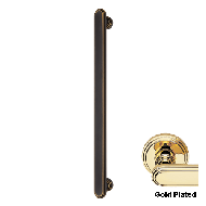 Chic Door Pull Handle - Gold Plated Fin