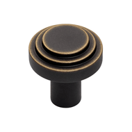 Chic Cabinet Knob - Matt Bronze Finish 