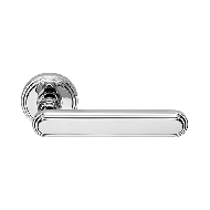 CHIC - Lever Handle on rose in polished