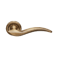 Libera Door Lever Handle on Rose - Bron