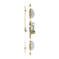 3 Point Lock - 3 Ft -  Brass Finish