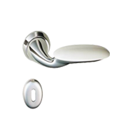 SBIANCO White Lever Handle On Rose in P