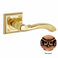 Door lever handle set on rose - Oxid Co