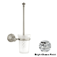 Wall toothbrush holder - Bright chrome 