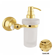 Wall soap dispenser with Swarovski crys