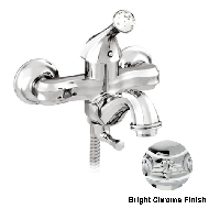 Bath shower monolever mixer with Swarov