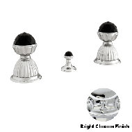 Three holes bidet set with Swarovski bl