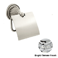 Toilet paper holder - Bright chrome Fin