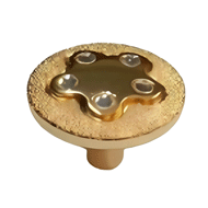 Cabinet Knob - Gold Lux Finis