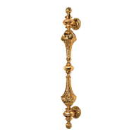 Nekar Door Pull Handle - Antique Brass 