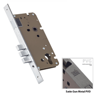 Mortise Lock Body - 85x60mm - Satin Gun