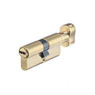 Cylinder Lock - 60mm - LxK - Ancient Br