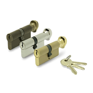 Cylinder Lock - LxK - 60mm - Ancient Br