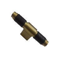 Brass Cabinet T Knob - Satin Brass Fini