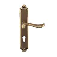 Lady Door Lever Handle on Plate - Patin