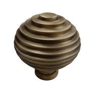 Brass Door Knob - 100MM - Antique Finis