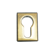 Square Keyhole  - Satin Brass