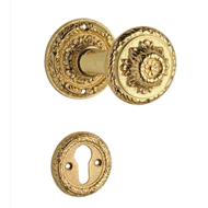 Door Knob (Turnable) with Escutcheons -