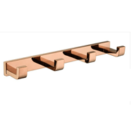 Four Robe Hook - Rose Gold Finish - AXN