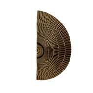 SURYA - Door Handle - 4" -  PVD Gold Fi