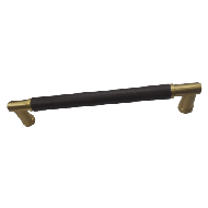 Cabinet Handle - 160mm - Satin Brass Fi