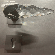 TIME Crystal Door Lever Handle - Quartz