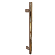 Brass Door Pull Handle - Shiny Rose Gol