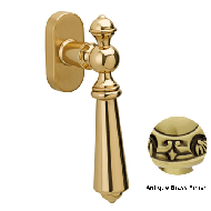 Window Handle - Antique Brass Finish