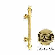Door Pull handle - 340mm - Antique Bras