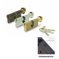 Cylinder Lock - LxK - 80mm - Oil Rubbed