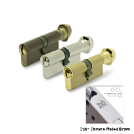 Cylinder Lock - CoinxKnob - 100mm - Bri