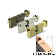 Cylinder Lock - CoinxKnob - 100mm - 24K