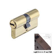 Cylinder Lock - LxL - 60mm  - Light Bro