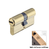 Cylinder Lock - LxL - 80mm - Satin and 