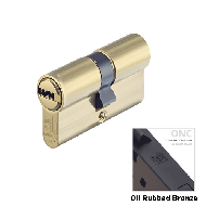 Cylinder Lock - LxL - 80mm - Oil Rubbed