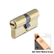 Cylinder Lock - LxL - 80mm - 24K Gold P