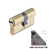 Cylinder Lock - LxL - 100mm - Satin Gun