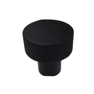 Cabinet Knob - 30mm - Matt Black Finish