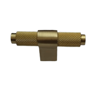 Diamond Knurling T Cabinet Knob - 75mm 