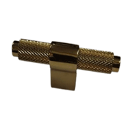 Diamond Knurling T Cabinet Knob - 75mm 